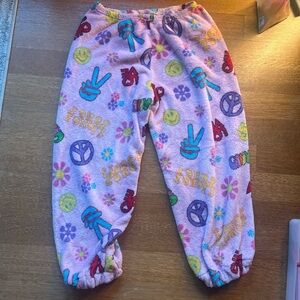 Colorful Peace Sign Pajama Pants